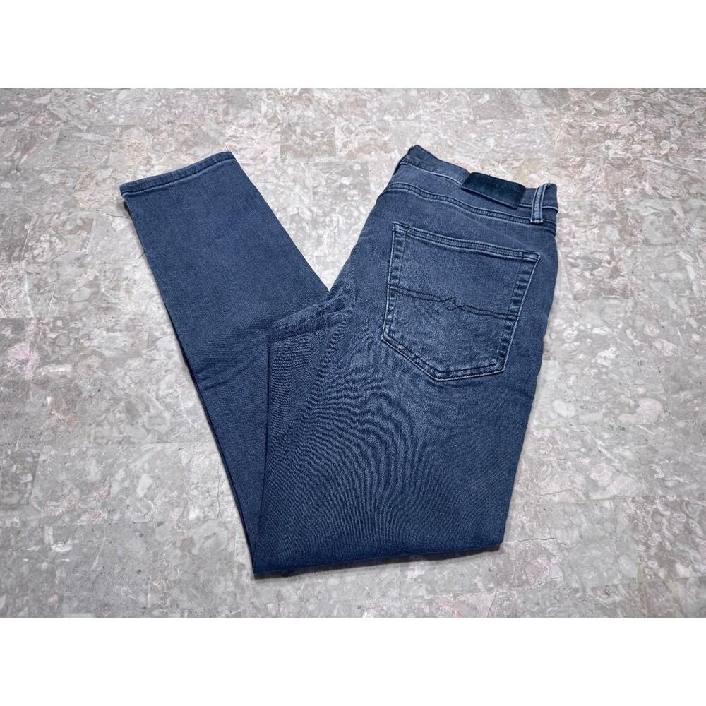 Lucky Brand Men’s 411 Athletic Taper Stretch Black Lake Jeans, Actual Size 32x29